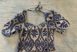 H&amp;m Sweetheart Neck Top