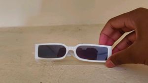 White Frame Sunglasses