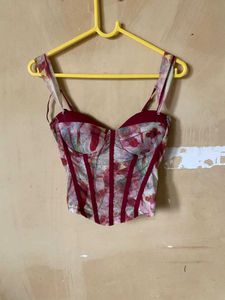 Floral Corset Top