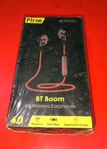 PTron BT Boom Dual Driver Bluetooth Earphons
