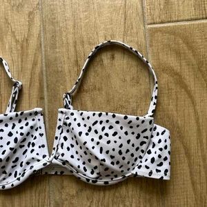 Spotted Push-Up Bra