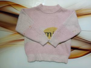 Pink Fuzzy Knit Sweater