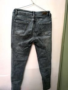 Gray Denim Jeans