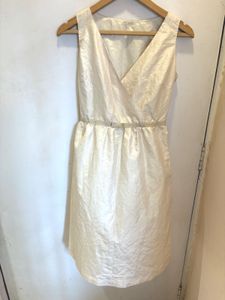 Beautiful Cream Wrap Dress
