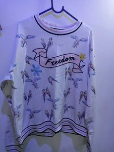 Freedom Bird Print Top