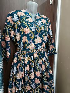 floral gown party wear