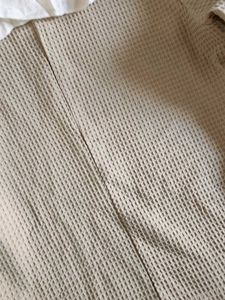 Cute Beige Waffle Knit Jacket