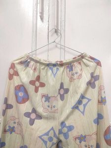 Cute Print Pajama Set