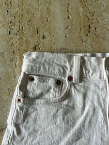 Denim White Shorts