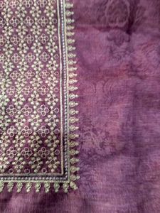 Embroidered unstitched Kurta material
