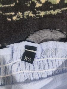 Cute Blue Ruffled Top