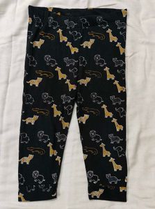 Girls Animal Print Leggings