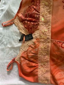 Orange Paisley Cami Top