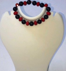 Braslate &amp; eyerring Black,Red Steachable/unique