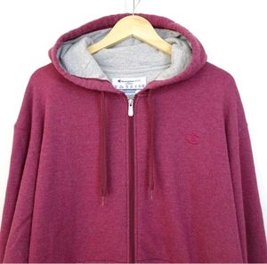 Champion orignal Maroon Zip-Up Hoodie