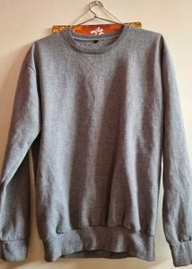 Gray Pullover Sweatshirt