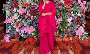 Elegant Pink Kurta Set