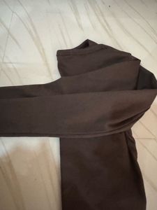 Brown Long Sleeve Top