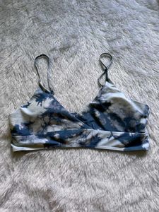 White And Blue Beach Type Top