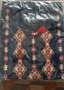 Elegant Black Embroidered Kurti