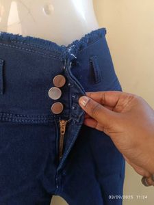 New 30 Size High-Waisted Denim Jeans