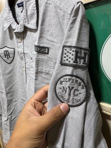 Tommy Hilfiger Patchwork Cotton Shirt