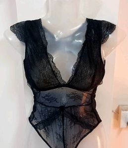 Flutter Backless Lace Bodysuit