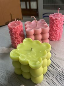Unique Decorative Bubble &amp; Floral Candles