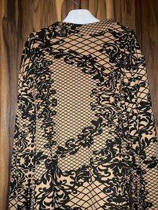 Patterned Mock Neck Top