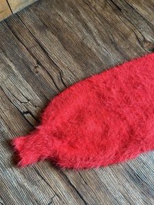 Red Fuzzy Knit Sweater
