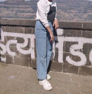 Light Wash Denim Pants