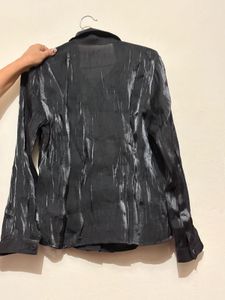 Elegant Black Button-Down Shirt