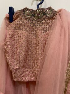 Pink Lehenga Choli With Dupatta
