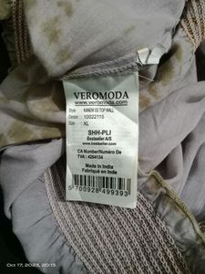 Dye Tie Top Lavender And Olive Green Col