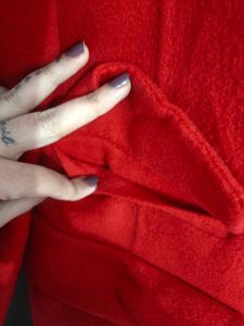 Stylish Red Overcoat