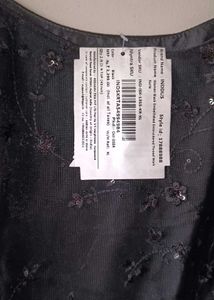 Elegant Black Slip kurti