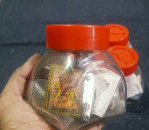 Yera Brand Glass Small Bottle Set