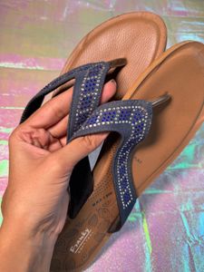 Beaded flip flops