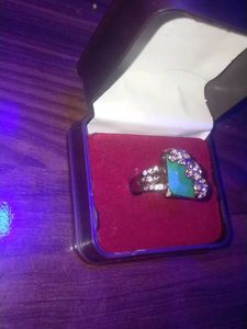 Sparkling Floral Ring