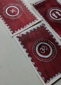 Framed Indian Symbol Art Prints (Set of 3)