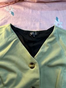 Green waistcoat