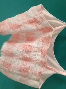 Pink Checkered Tank Top