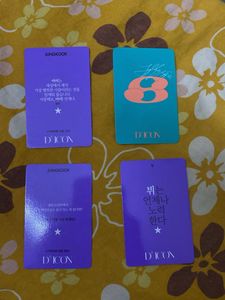 BTS DICON PHPTOCARDS