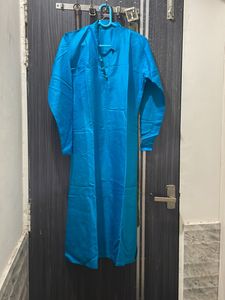 Silk Kurta With Full Sleeves Princess Collar