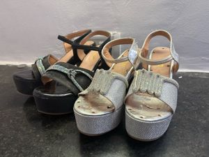 Buy 1 get 1free! ‼️ Platform Heel Sandal, Blac