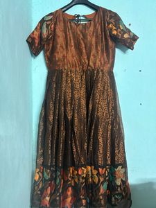 Vintage Style Floral Print Midi Dress