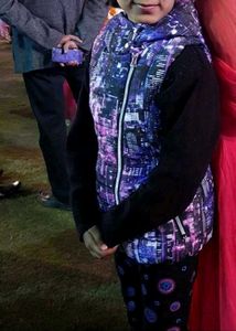 Girls Printed jacket girl,