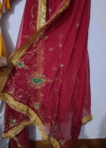 Antique lehenga Choli In Red color