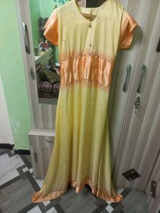 Elegant Yellow Maxi Dress