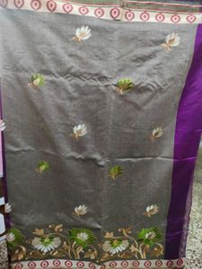 Elegant Embroidered Saree